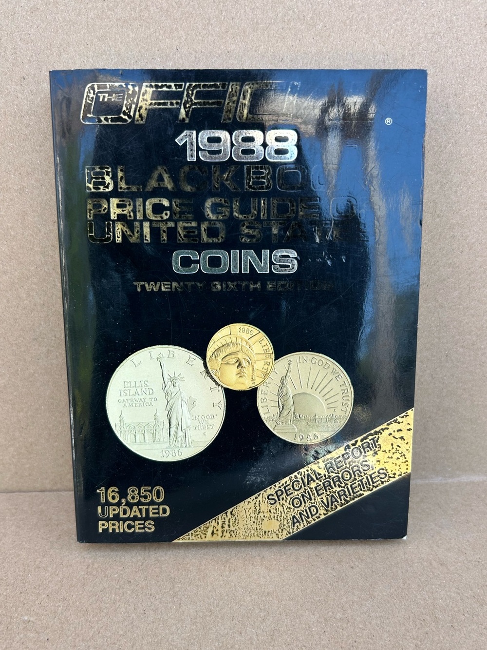 Official Blackbook Price Guide United States Coins 1988 26th Edition Book